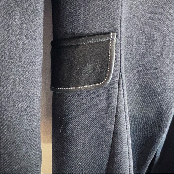 THE UPSIDE Sz M (estimated) Fit & Flare Western Inspired Wool Blend Maxi Coat - Picture 5 of 16